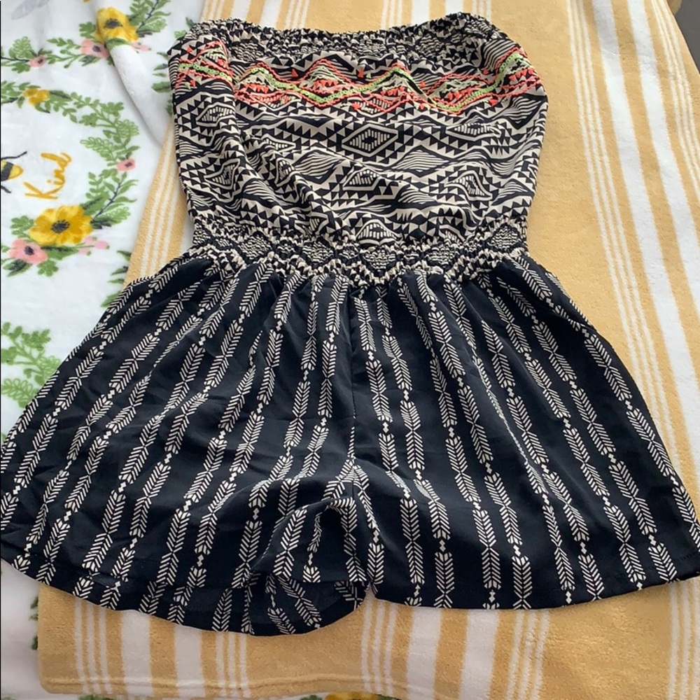 Tribal Print Romper